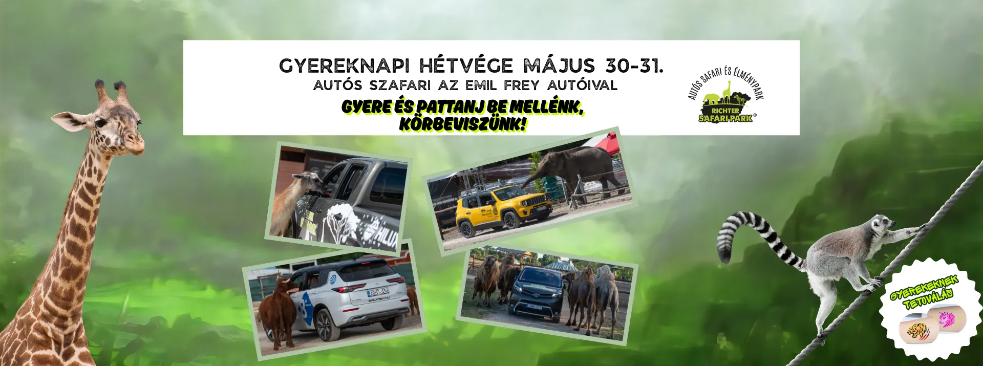 Gyereknapi élmény az Emil Frey autóival